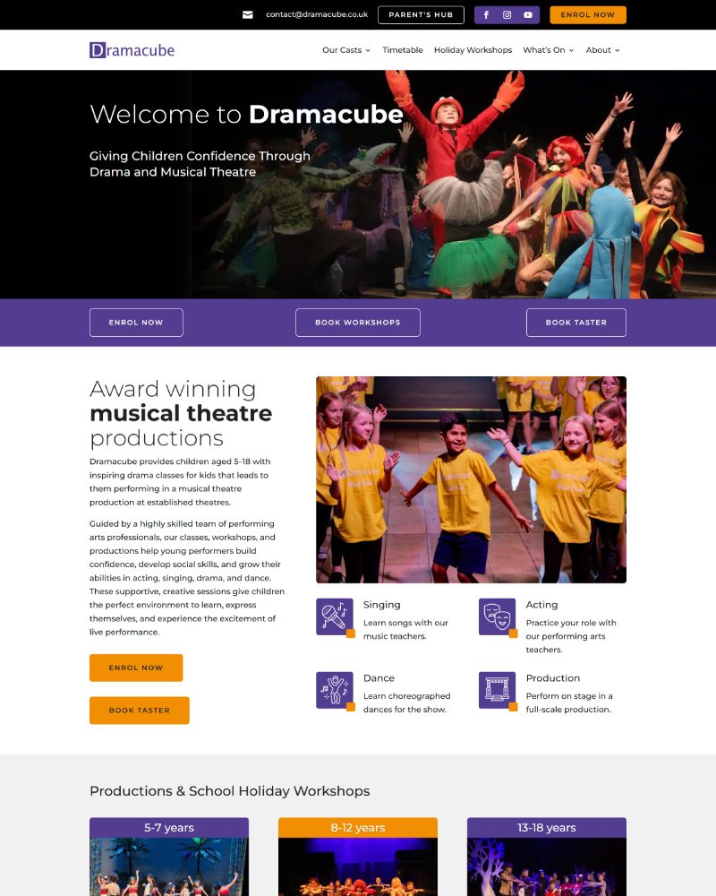 Dramacube website